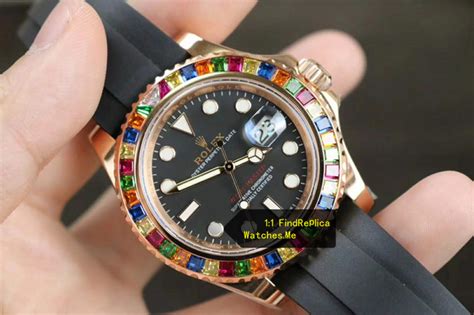 rainbow diamond rolex replica|rainbow diamond rolex yacht master.